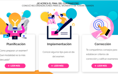 Recomendaciones para el momento de tomar examen