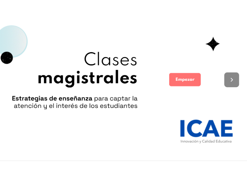 ¿Dictás clases magistrales?