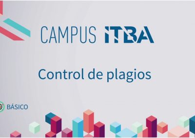 12. Cómo utilizar Control de Plagio