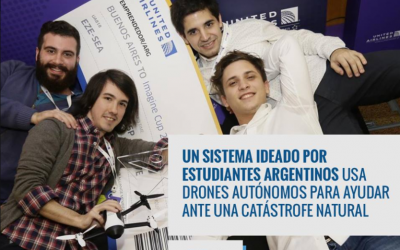 Sistema organizado por estudiantes argentinos usa drones autónomos para ayudar ante una catástrofe natural